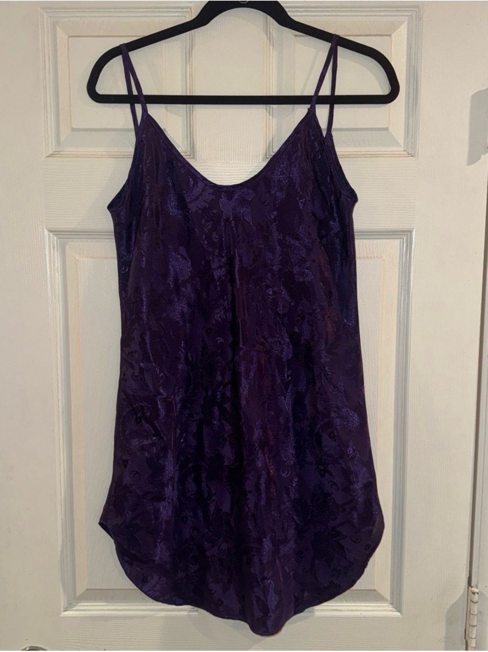 Vintage Purple Satin Slip